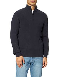 Casual Friday Herren Karlo Half Zipper Knit Pullover, 193923/Navy Blazer, L von CASUAL FRIDAY