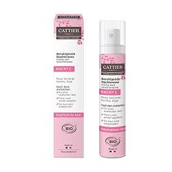 Cattier Beruhigende Nachtcreme, rosa Heilerde, empfindliche Haut, Naturkosmetik, 50 ml von CATTIER