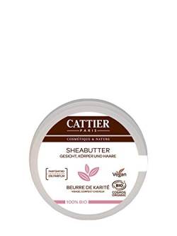 Cattier Sheabutter für Haut & Haar 100% biologisch, vegan, zertifizierte Naturkosmetik, 20 g von CATTIER