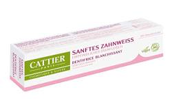 Cattier Zahncreme sanftes Zahnweiss, Naturkosmetik, 3er Pack (3 x 75 ml) von CATTIER