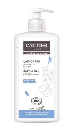 Cattier Paris – Körpermilch Modellant Aloe Vera Onagre Bio – 500 ml von CATTIER