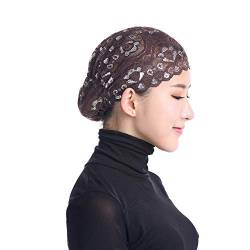 Kopfband Turban für Damen,Headwraps Chemo Hut für Haarausfall, Krebs, Chemotherapie Kopfbedeckung Damen Mütze Bambus Kopftuch Frauen Baumwolle Indien Muslim Stretch Turban mit Haarausfall - Krebspati von CAUYDY