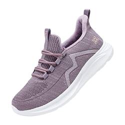 OrthopäDische Turnschuhe Damen Sneaker Laufschuhe Elegante Turnschuhe Sportschuhe Casual Sneakers Weiche Schuhe Fashion Atmungsaktiv Joggingschuhe Leichtgewichts Fußballschuhe für Sporthalle Outdoor von CAUYDY