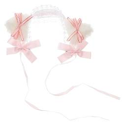 CAXUSD Schleife Stirnband halloween haarreif halloween headband Cosplay-Stirnband Haargummis für Mädchen Haarbänder haarschmuck Zubehör für Lolita-Kostüme japanisch Stoff von CAXUSD