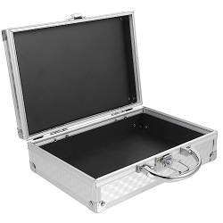 CAXUSD Tragbarer Koffer Kasten Mehrzweck-Kosmetiktasche Tragbarer Make-up-Organizer Koffer Gehäuse aus Aluminiumlegierung Werkzeugbehälter erste-Hilfe Make-up-Box Hülse Medizin-Box 4 u von CAXUSD