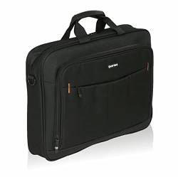 CB CITY BAG Laptop-Schultertaschen, 17 Zoll Laptoptasche, Kompakte Laptoptasche, Tote Bag/Umhängetasche mit Taschen zur Aufbewahrung von Zubehör, Schwarze Laptop-Hülle Notebook-Tasche Männer Frauen von CB CITY BAG