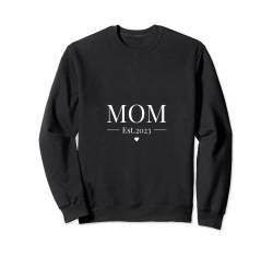 Mom Est 2023 Süßes „Mama to be Baby“ -Hemd für Jungen, Geschenk für Mädchen Sweatshirt von CC Bird Tees and Gifts: Twins