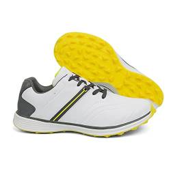 CCAFRET Damen Laufschuhe Men Golf Shoes Waterproof Spikeless/Non-Slip Golf Sneakers Lightweight Sport Trainers (Size : 10) von CCAFRET