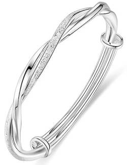 CCAIPU Armband für Frauen, Mode Mädchen Silber Armband, kleine frische Mädchen Armband (Silber-B) von CCAIPU