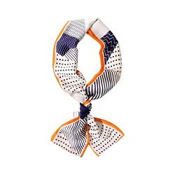 CCAIPU Damen Seidenschal, elegant und leicht 100% Seide Business-Schal, geeignet für alle Gelegenheiten - 150X15CM von CCAIPU