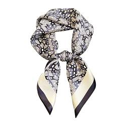 CCAIPU Schal für Damen, Elegant und Leicht 100% Seide Business-Schal Seidentuch Geeignet für Alle Gelegenheiten-70X70cm von CCAIPU