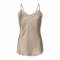 CCDK Copenhagen Women's Iris Chemise Top Night Shirt, Mushroom, XS von CCDK Copenhagen