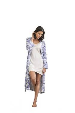 CCDK Copenhagen Women's Noa Kimono Bathrobe, Lavender Lustre AOP, S von CCDK Copenhagen