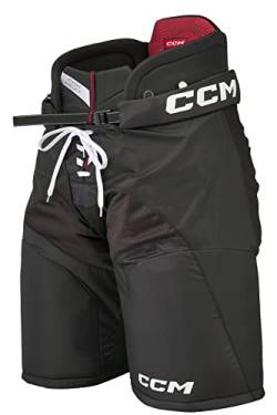 CCM Next Eishockey Hose für Herren, Senior (Schwarz, Größe: S) von CCM