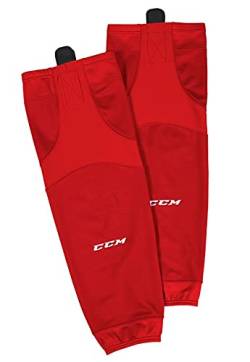 CCM SX6000 Edge Intermediate Hockey Socks, RedRed von CCM
