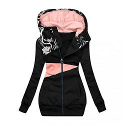 CCOOfhhc Damen Jacke Elegant Herbstjacke Lang Übergangsjacke Damenjacke Sale Pullover Herbst Sweatshirt Winterjacken Für Winterjacke Übergangsjacken Günstig Parka Leichte Steppweste Oversize von CCOOfhhc