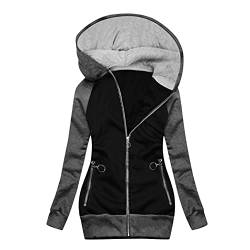 CCOOfhhc Damen Jacke Elegant Herbstjacke Lang Übergangsjacke Damenjacke Sale Pullover Herbst Sweatshirt Winterjacken Für Winterjacke Übergangsjacken Günstig Parka Leichte Steppweste Oversize von CCOOfhhc