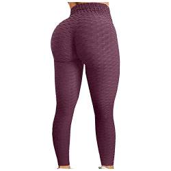 CCOOfhhc Kompressionsleggins Damen LipöDem Tummy Control Fitness Trainingshose Booty Lifting Blickdicht Hohe Taille Leggings Stretch Workout Yogahosen Po Push Up Kompressions Sportleggings Yoga Hose von CCOOfhhc