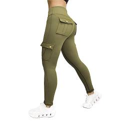 CCOOfhhc Leggings Mit Taschen Damen Bunt Push Up Leggings Sportleggins Bauchweg Weiche Yogahose Fitness Hosen Seamless Große Größen Sport Leggins Blickdicht Luftige Yoga Hose Laufhose von CCOOfhhc