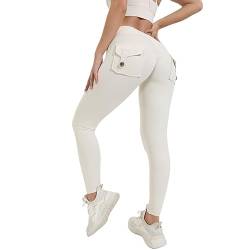 CCOOfhhc Leggings Mit Taschen Damen Bunt Push Up Leggings Sportleggins Bauchweg Weiche Yogahose Fitness Hosen Seamless Große Größen Sport Leggins Blickdicht Luftige Yoga Hose Laufhose von CCOOfhhc