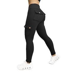 CCOOfhhc Leggings Mit Taschen Damen Bunt Push Up Leggings Sportleggins Bauchweg Weiche Yogahose Fitness Hosen Seamless Große Größen Sport Leggins Blickdicht Luftige Yoga Hose Laufhose von CCOOfhhc