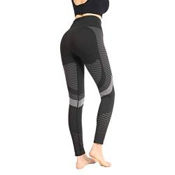 Kompressionsleggins Damen LipöDem Tummy Control Gym Sporthose Booty Lifting Blickdicht High Waist Leggings Stretch Sport Tummy Control Yogahosen Po Push Up Kompressions Sportleggings Yoga Hose von CCOOfhhc