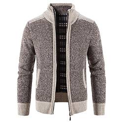 Trachtenjacke Herren Oktoberfest Übergang Kaputze Strickjacke Cardigan Slim Fit Feinstrick Freizeit-Jacke Strickpullover Gestrickt Outdoor Freizeitjacke Strick-Jacke Pullover Kapuzenpuiil Hoodie von CCOOfhhc