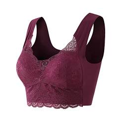 Wmbra Haltungskorrigierender BH mit integrierter Shapewear Komfort Nahtlos Bustier Ohne Bügel Soft Bra Wohlfühl Zero Feel Bralette Weich Push Up Gepolstert Schlaf Ultra Leicht Klassische BHS von CCOOfhhc