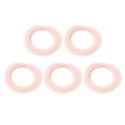 Hohe Elastische Haargummi Ohne Beschädigung, Plüsch Haargummis Mädchen, Weiche Haarband Haarschmuck Damen-RosaⅠ-6cm(2.36inch) von CCYXFB