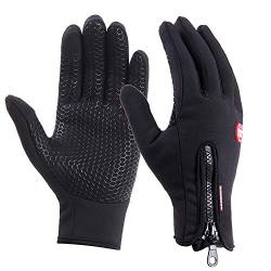 CCZZ Winddicht Wasserabweisend Touchscreen Handschuhe Outdoor Winter Warm Handschuhe Rutschfeste Sporthandschuhe für Radfahren Motorradfahren Wandern Kletterhandschuhe für Damen Herren von CCZZ