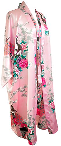 CCcollections Bademantel Robe Wäsche -Nachtabnutzung Kleidbrautjunfer Junggesellinnenabschied (Hell-Pink (Light Pink)) von CCcollections