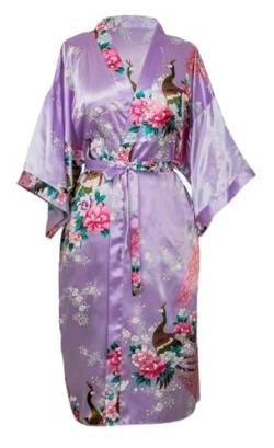 CCcollections Bademantel Robe Wäsche -Nachtabnutzung Kleidbrautjunfer Junggesellinnenabschied (Helles Lila (Light Purple)) von CCcollections