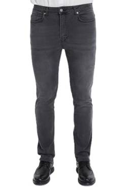 CEDY DENIM - Herren Jeans Regular Fit Stretch, Jeanshose Herren, Basic High Waist Straight Männer Hosen CD336 (29W/32L, Grau) von CEDY DENIM