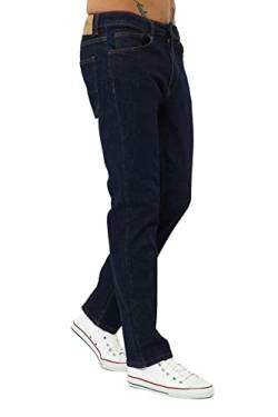 CEDY DENIM - Herren Jeans Regular Fit Stretch, Jeanshose Herren, Basic High Waist Straight Männer Hosen CD336 (32W/30L, Raw Blau) von CEDY DENIM