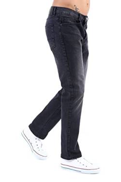 CEDY DENIM - Herren Jeans Regular Fit Stretch, Jeanshose Herren, Basic High Waist Straight Männer Hosen CD336 (34W/34L, Anthrazit) von CEDY DENIM