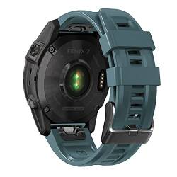 CEKGDB Armband für Garmin Fenix 7X 7 6 6X Pro 5 5X Plus/Coros Vertix Smartwatch 26, 22 mm, Silikonarmband, atmungsaktives Uhrenarmband für VERTIX2, 22mm Fenix 7, Achat von CEKGDB