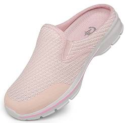 CELANDA Damen Herren Clogs Hausschuhe Sommer Pantoletten Leichte Atmungsaktive Walking Schuhe Bequem Gartenschuhe für Unisex Weiche Freizeit Pink 42EU von CELANDA