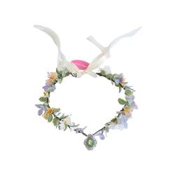 Europäische Corolla Vintage Kristall Strass verstellbare Blumenkrone Stirnband Haarschmuck für Hochzeit Mädchen Frauen Kopfschmuck von CEMELI
