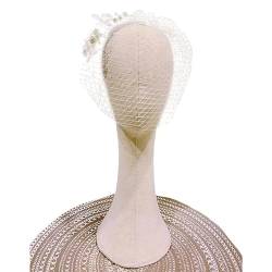 Französischer Brautschleier Vogelkäfigschleier für Hochzeit Hut Brautparty Stirnband Haarnetz von CEMELI