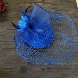 Kleiner Hut verzieren Stirnband Haarnetz Der Kopf der Braut Blumenschleier Vogelkäfigschleier für Hochzeitshut Brautparty von CEMELI