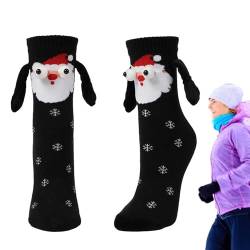 Magnetische Socken | Weihnachts-Magnethandsocken für Freundschaft - Weihnachts-Magnethandsocken, Geschenke für Männer, Frauen, Freunde, Paare Cemeli von CEMELI