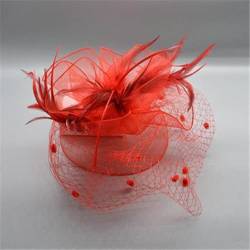 Vellet britische elegante Dame Netze Nachtkleid Vogelkäfig Schleier für Hochzeit Hut Braut Party Stirnband Haar Mesh Abendessen von CEMELI