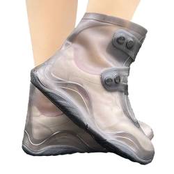 Wasserdichte Schuhüberzüge | Regenfeste Stiefel - Robuster, einfach zu verwendender, rutschfester, wiederverwendbarer Überschuh mit doppellagiger Sohle, Regenschuhüberzug für Regen, Schnee und Cemeli von CEMELI