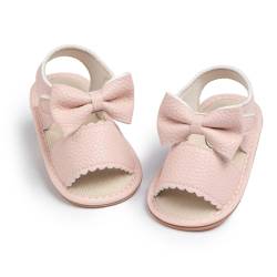 CENCIRILY Baby Jungen Mädchen Sandalen Bowknoten Floral Sommer Schuhe Weiche Anti-Rutsch Gummisohle Lauflernschuhe Säugling Outdoor Sommerschuhe 0-18M von CENCIRILY