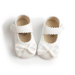 CENCIRILY Baby Mädchen Bowknot Prinzessin Schuhe Neugeborenes Blumen Mary Jane Flats Lauflernschuhe von CENCIRILY