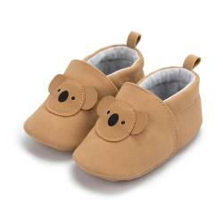 CENCIRILY Krabbelschuhe für Babys, Jungen und Mädchen, Karikatur, Weicher Hausschuher, Atmungsaktive, Rutschfesten, Lauflernschuh 0–18 Monate von CENCIRILY