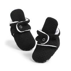 CENCIRILY Neugeborene Jungen Mädchen Schneestiefel Baby Weiche Winterschuhe Niedlich Fleece Socke Krabbelschuhe mit rutschfestem von CENCIRILY