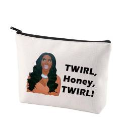 CENWA Housewives Gifts Women Gift Reality TV Show Lover Gift Twirl Honey Twirl Zipper Pouch Makeup Bag, Honey Twirl Bag EU, 23.5*17 von CENWA