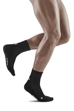 CEP - CLASSIC ALL COMPRESSION SOCKS MID CUT für Herren | Kompressionsstrümpfe im klassischem Look | Sportsocken Herren mit Kompression | Kompressionssocken Herren in schwarz | Größe M | III von CEP