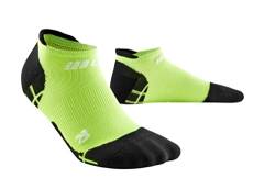 CEP - Ultralight Compression NO Show Socks für Herren | Knöchelhohe Sportsocken mit Kompression in Flash Green/Black | Größe III | M von CEP